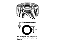 Black Rubber Tubing Black Rubber Tubing